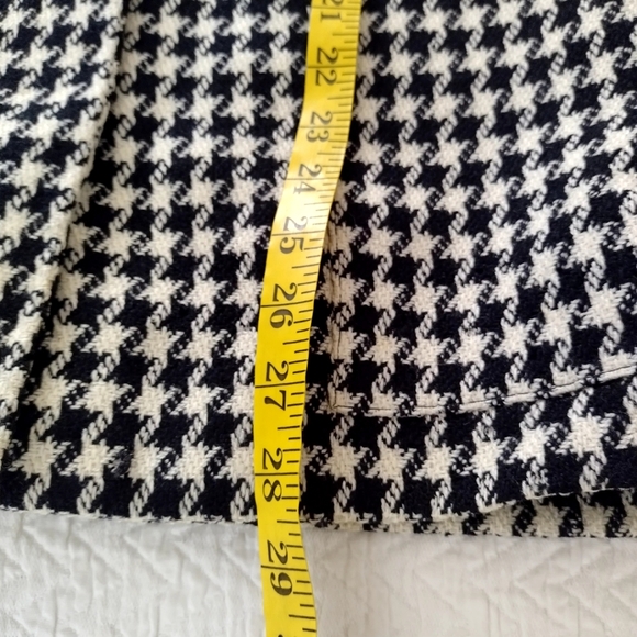 Escada Houndstooth One Button Wool blazer Jacket Sz 38/ M - Picture 8 of 8